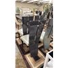 Image 3 : SET OF 4 LEATHER SPLIT BACK DINING CHAIRS