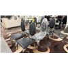 Image 1 : SET OF 6 CHROME & LEATHER DINING CHAIRS