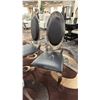 Image 3 : SET OF 6 CHROME & LEATHER DINING CHAIRS