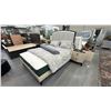 Image 2 : 3-PC BEDROOM SUITE INCLUDING; QUEEN SIZE BED WITH SLEEPERA MATTRESS & BEDDING & (2) NIGHT STANDS