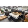 Image 2 : 7-PC BEDROOM SUITE INCLUDING; KING SIZE BED WITH MATTRESS & BEDDING, DRESSER WITH MIRROR, HIGHBOY