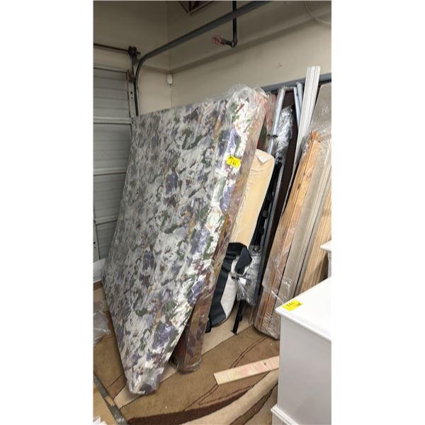 STACK OF ASSORTED MATTRESSES