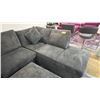 Image 2 : 6-PC FABRIC SECTIONAL SOFA WITH STORAGE OTTOMAN