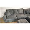 Image 3 : 6-PC FABRIC SECTIONAL SOFA WITH STORAGE OTTOMAN