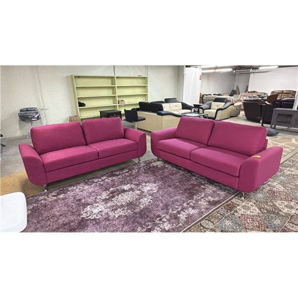 2-PC FABRIC SOFA SET