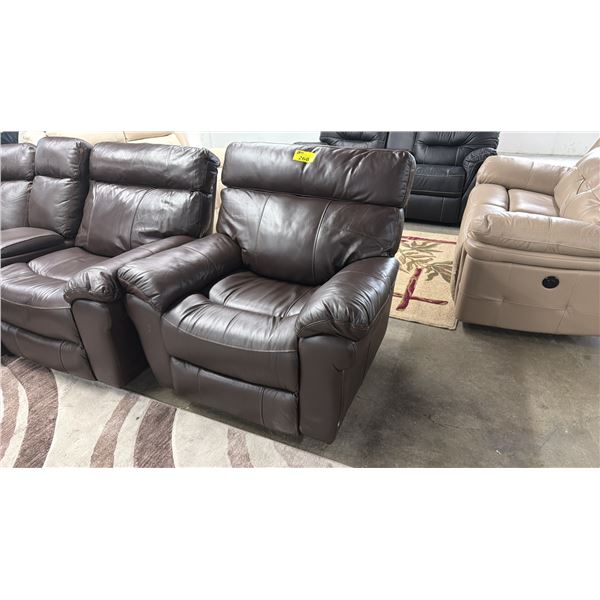 LEATHER ELECTRIC RECLINER