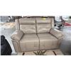 Image 1 : LEATHER ELECTRIC RECLINING LOVESEAT