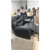 Image 2 : LEATHER RECLINING THEATER STYLE CHAIRS WITH CUPHOLDERS & STORAGE