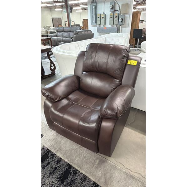 LEATHER ELECTRIC RECLINER