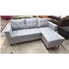 Image 1 : 2-PC TUFTED FABRIC SECTIONAL SOFA WITH CHAISE