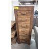Image 1 : ORNATE STAINED WOOD 7-DRAWER DRESSER