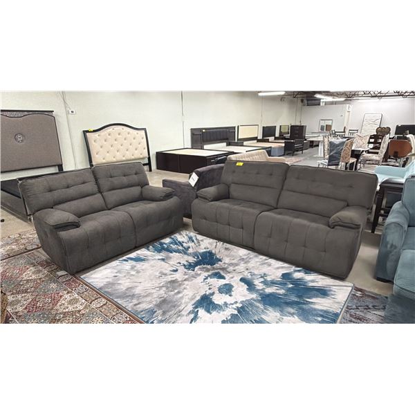 2-PC FABRIC ELECTRIC RECLINING SOFA SET