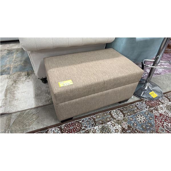 FABRIC STORAGE OTTOMAN