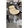 Image 1 : CHROME BASE ADJUSTABLE BAR CHAIR