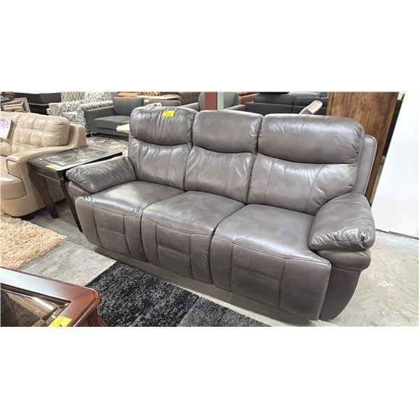 LEATHER RECLINING SOFA