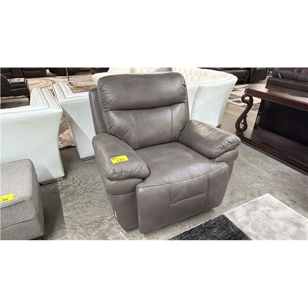 LEATHER RECLINER (SMALL TEAR)