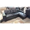Image 1 : 2-PC LEATHER SECTIONAL SOFA WITH CHAISE