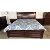Image 1 : 3-PC BEDROOM SUITE INCLUDING; KING SIZE BED WITH CLASSIC COMFORT MATTRESS, BEDDING & (2) NIGHT