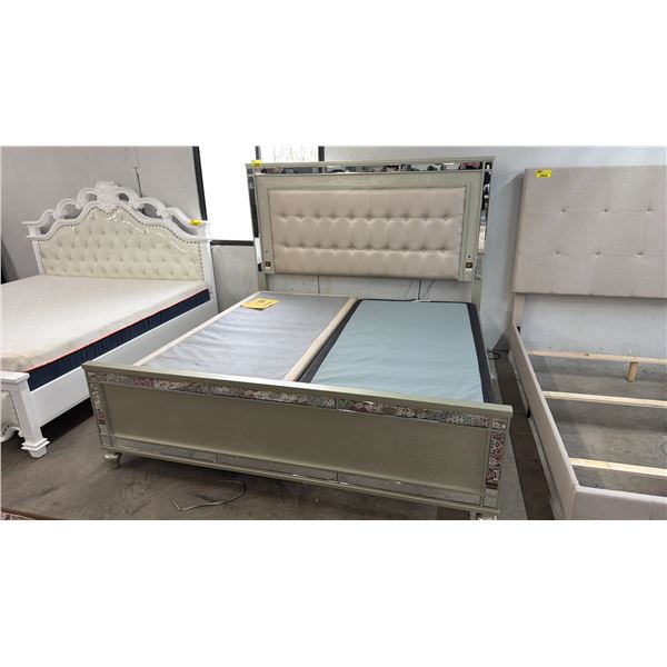 KING SIZE BED WITH BOX SPRINGS
