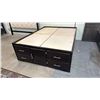 Image 1 : QUEEN SIZE BED PLATFORM WITH STORAGE
