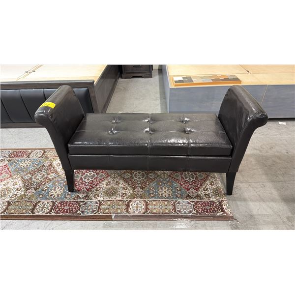 LEATHER BENCH