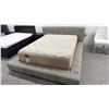 Image 1 : QUEEN SIZE BED WITH MATTRESS (MATTRESS REQUIRES CLEANING)