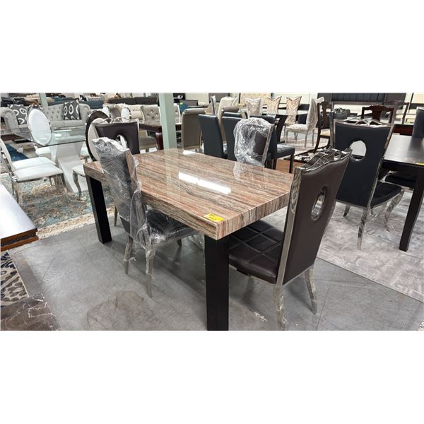 DINING TABLE WITH 4 CHAIRS