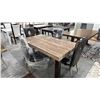 Image 2 : DINING TABLE WITH 4 CHAIRS