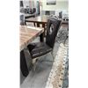 Image 3 : DINING TABLE WITH 4 CHAIRS
