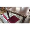 Image 3 : DINING TABLE WITH 4 CHAIRS (TABLE DAMAGED)