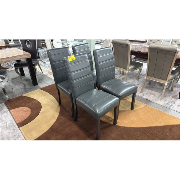 SET OF 4 DINING CHAIRS