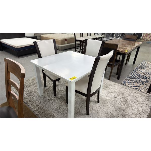 SQUARE TABLE WITH 3 CHAIRS