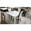 Image 1 : SQUARE TABLE WITH 3 CHAIRS