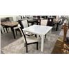 Image 2 : SQUARE TABLE WITH 3 CHAIRS