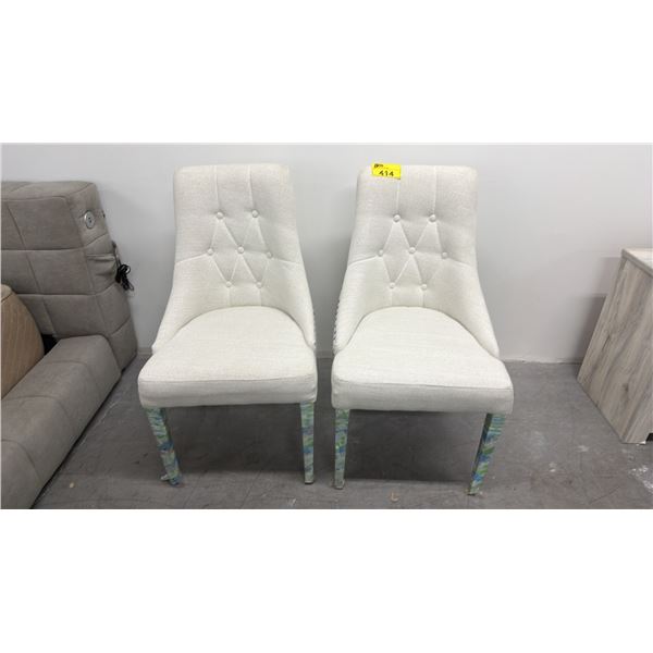 2 DINING CHAIRS