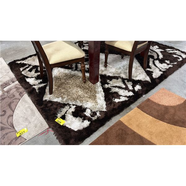 PATTERNED SHAG AREA RUG