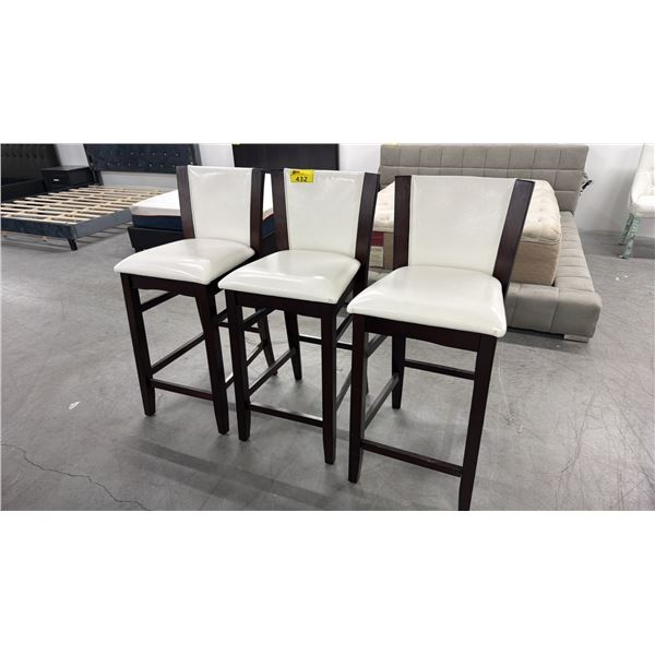 3 BAR HEIGHT CHAIRS