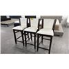 Image 1 : 3 BAR HEIGHT CHAIRS