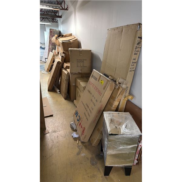 ASSORTED FURNITURE IN BOXES *MUST TAKE ALL IN PHOTOS*