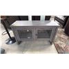 Image 1 : 2-DOOR CABINET (GLASS DAMAGED)