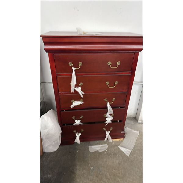 5-DRAWER HIGH BOY DRESSER