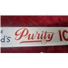 Image 2 : Silverwood's Purity Ice Cream Porcelain Door Bar 3 x 32" Vintage