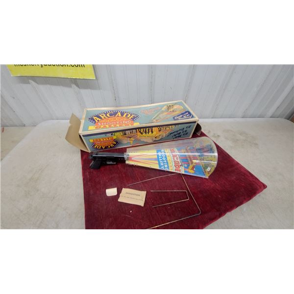 Marx Vintage Arcade Shooting Gallery Toy with Original Box and Ammunition