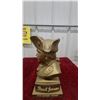 Image 3 : Paul Jones Fine Blended Whiskey Advertising Bust Display Figure Metal Sculpture Vintage 11" Tall