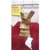 Image 5 : Paul Jones Fine Blended Whiskey Advertising Bust Display Figure Metal Sculpture Vintage 11" Tall