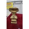 Image 6 : Paul Jones Fine Blended Whiskey Advertising Bust Display Figure Metal Sculpture Vintage 11" Tall