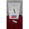 Image 1 : Pepsi Promotional Wall Clock by Gor-Don Metal Products & Services Inc. 9.6 x 13.6"