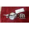 Image 3 : Vintage Chrome Door Bell with Star of David Decorative Mounting Plates, Approx. 12 "Inches