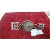 Image 5 : Vintage Chrome Door Bell with Star of David Decorative Mounting Plates, Approx. 12 "Inches
