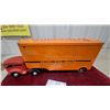 Image 5 : Lincoln Vintage Pressed Steel Toy Moving Van Truck - Allied/Peterson's Moving & Storage 21" Long